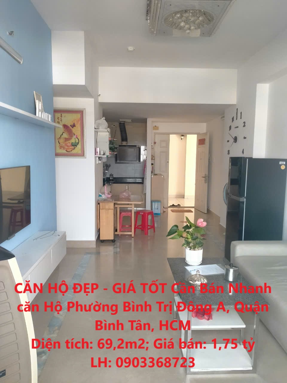 CĂN HỘ ĐẸP - GIÁ TỐT Cần Bán Nhanh căn Hộ Phường Bình Trị Đông A, Quận Bình Tân, HCM - Ảnh chính